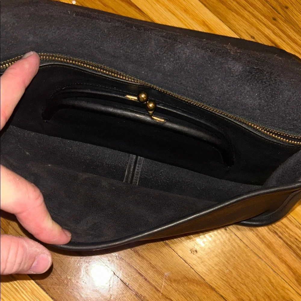 Coach Black Leather Men's or Women’s Clutch Wallet Vintage - Picture 9 of 13